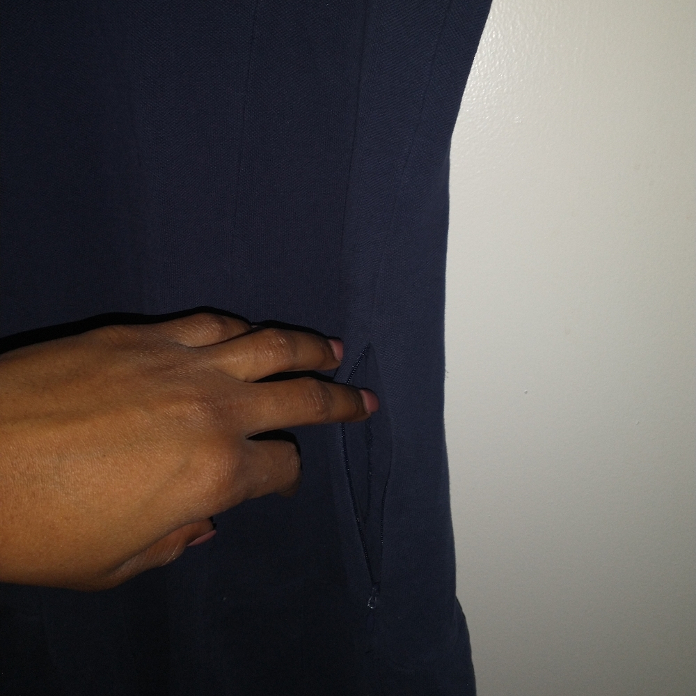 Women's sage navy blue tennis/golf dress - Picture 7 of 9